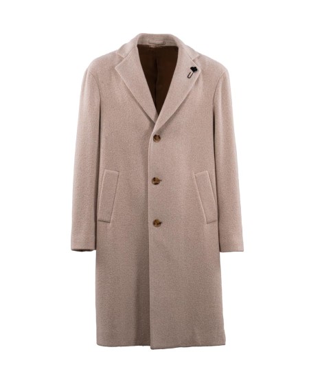 Shop LARDINI  Cappotto: Lardini cappotto in lana.
Monopetto.
Rever a dente.
Tasche inclinate.
Spacco centrale.
Fondo manica senza bottoni.
Composizione: 63% Lana vergine, 65% Acetato, 35% Viscosa.
Made in Italy.. AA23152 CN65603-150CA